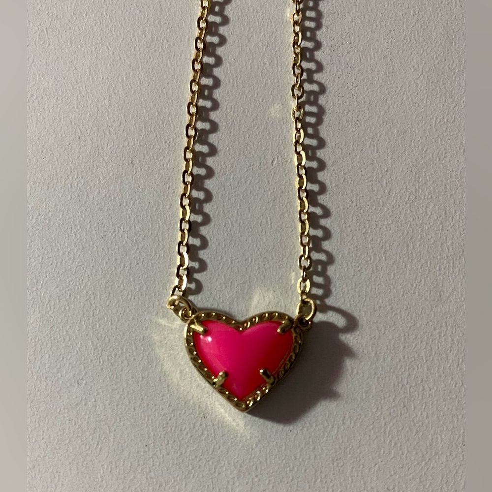Pink Heart Necklace